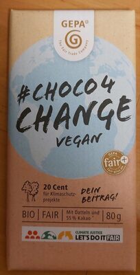 #choco 4 change vegan mit Datteln und 55% Kakao