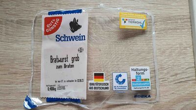 Bratwurst grob zum Braten